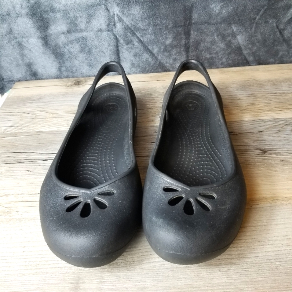 Crocs Kadee Slip On Cutout Ballet Flats